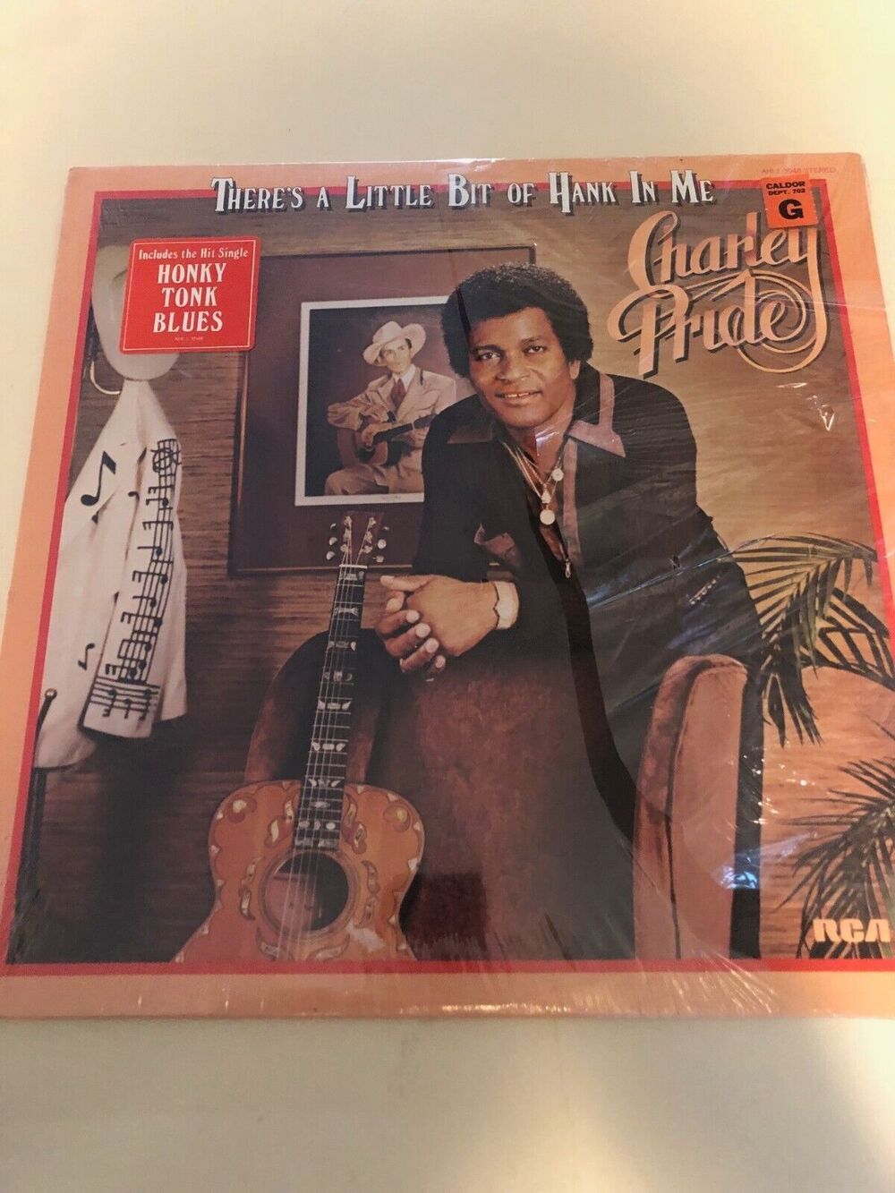 Charley Pride ~ There's‎ A Little Bit Of Hank In Me, 1980 AHL1-3548 Vinyl 12''